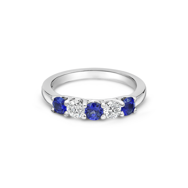 Ruby 5-Stone 'Severn' Eternity Ring - Image 3