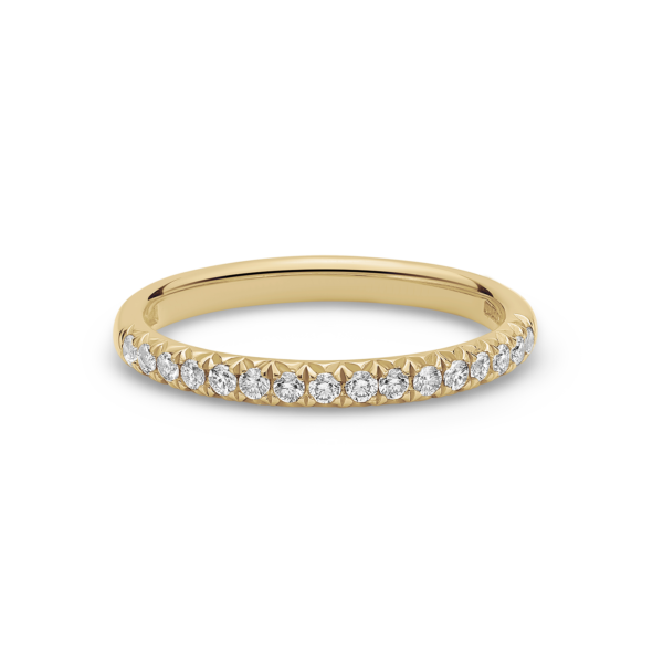 Fancy Diamond Semi Eternity Ring - Image 3