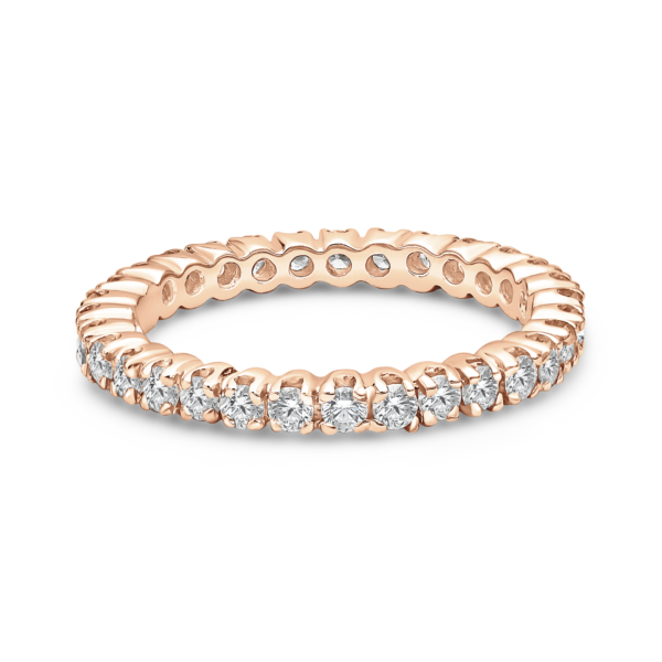 Full Eternity Claw Set Diamond Ring - Image 2