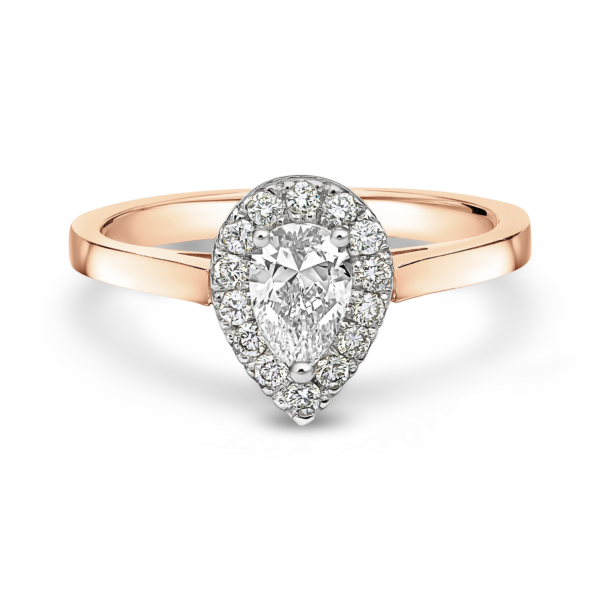 Pear Shape Diamond Cluster Ring - Image 5