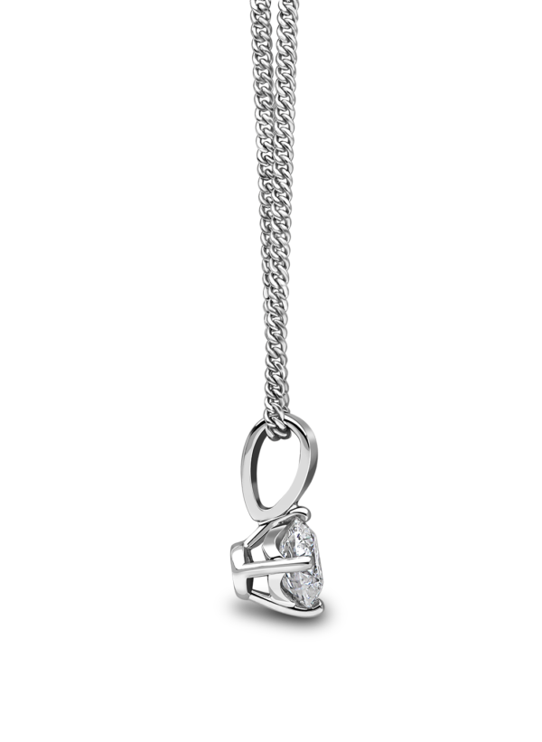 Single Stone Diamond Pendant - Image 2