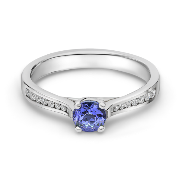 Tanzanite and Diamond Ring