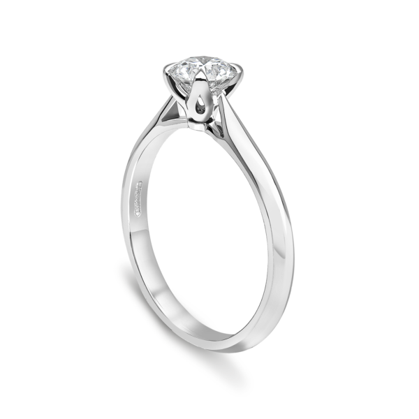 "Rose" 4 Claw Solitaire Diamond Ring - Image 4