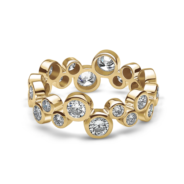 Diamond Bubble Eternity Ring - Image 2