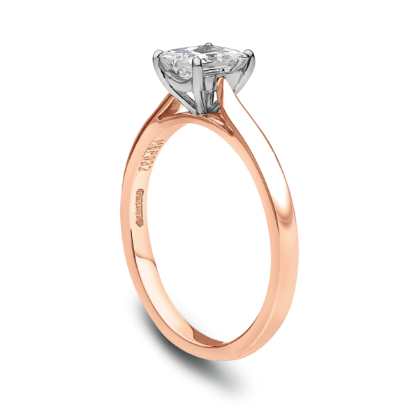 "Emilia" Princess Cut Diamond Solitaire Ring - Image 2