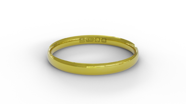 Court Shaped Wedding Band - Image 5