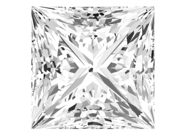 0.3 Ct. G-VS2 Natural Princess Diamond