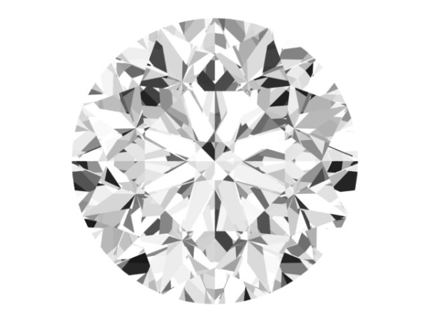 0.23 Ct. H-SI1 Excellent Cut Natural Round Diamond